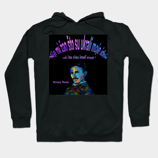 Design tesla quotes Hoodie by nkZarger08